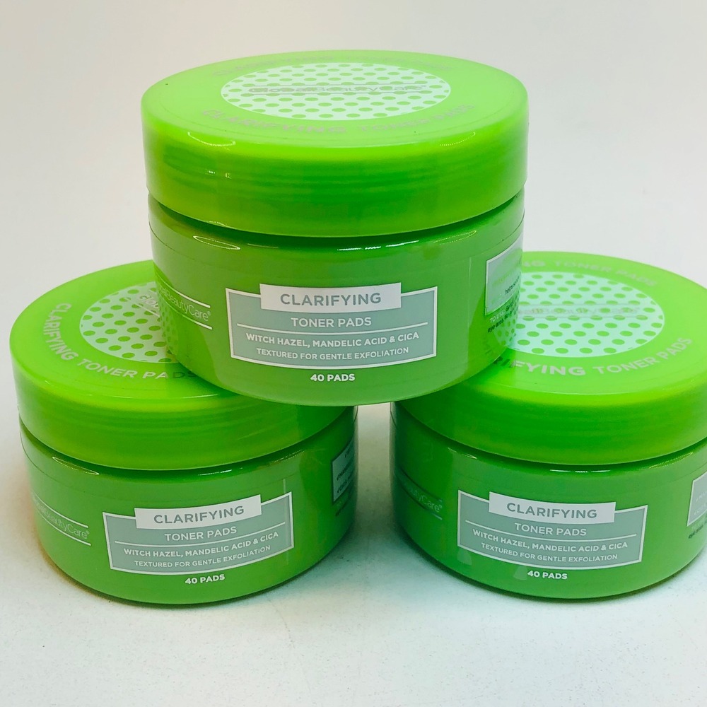 3 Global Beauty Care Clarifying Toner Pad Witch Hazel Mandelic Acid Cica 40 Pads